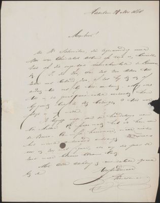 Verzonden brieven, waaronder briefkaarten. Geordend per geadresseerde, 1848-1894 met hiaten