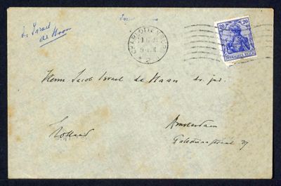 Wilamowitz-Von Moellendorf (18 VI 11); met envelop en getypte toelichting, 1911